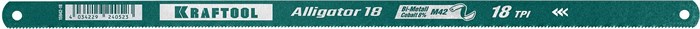 KRAFTOOL Alligator-18, 18 TPI, 300 мм, биметаллическое гибкое полотно по металлу (15942-18) 0003365600