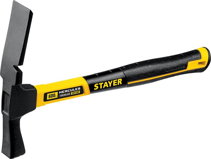 STAYER Hercules, 600 г, молоток каменщика с фиберглассовой рукояткой, Professional (20161) 0004311881