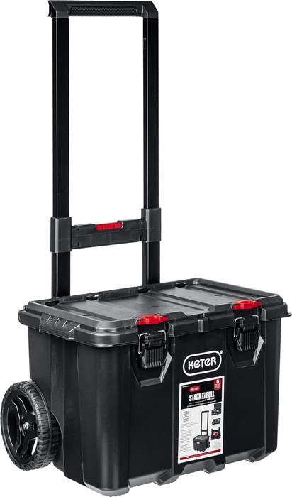 KETER STACKNROLL, 525 х 411 х 560 мм, (21″), пластиковый ящик-тележка на колесах (38397) 0005673188