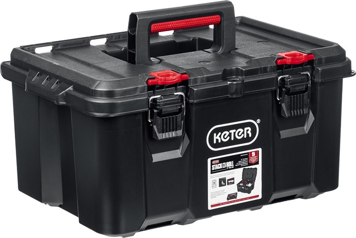 KETER STACKNROLL, 525 х 345 х 260 мм, (21″), пластиковый ящик с крышкой (38398) 0005817050