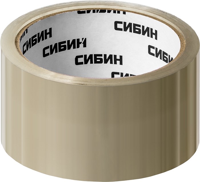 СИБИН 48 мм, 50 м, 40 мкм, прозрачная, клейкая лента (12055-50-50) 0007119931