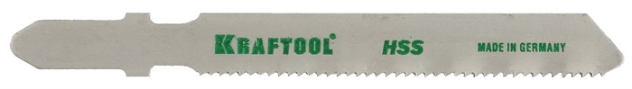 KRAFTOOL T118A, EU-хвост., по металлу HSS, шаг 1.2 мм, 50 мм, 5 шт, полотна для лобзика (159551-1.2-S5) 0007196541