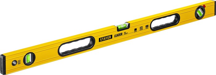 STAYER LEADER, 800 мм, усиленный профиль, уровень с поворотным глазком (3466-080) 0007917696