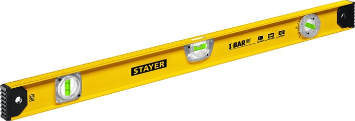 STAYER I-Bar 180˚, 800 мм, двутавровый, уровень с поворотным глазком (3470-080) 0008840859