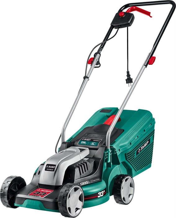 ЗУБР 1300 Вт, ш/с 33 см, сетевая газонокосилка (ГС-33-1310) 0009238561
