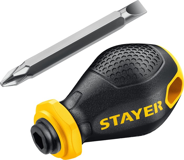 STAYER MaxFix, PH2/SL6, 32 мм, переставная отвертка (2511) 00012202348