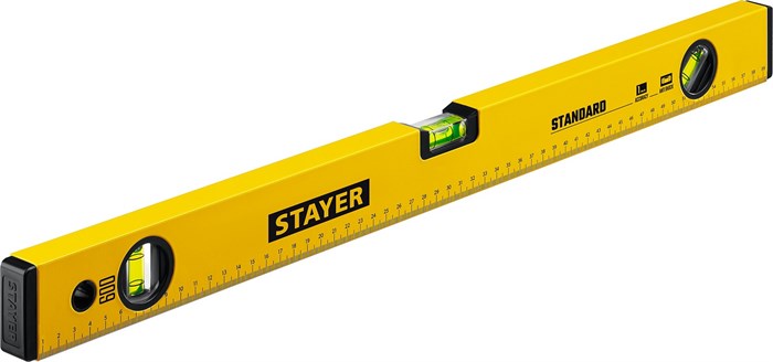 STAYER STANDARD, 600 мм, с линейкой, уровень (3460-060) 00012855798