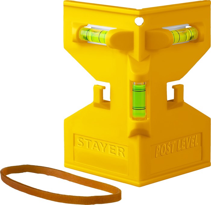 STAYER POST LEVEL, магнитный уровень-угольник (3456) 00012855959