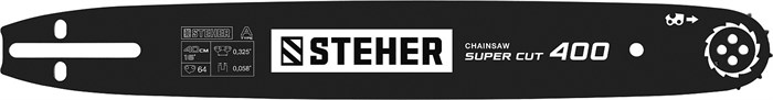 STEHER type A, шаг 0.325″, паз 1.5 мм, 40 см, шина для бензопил (75201-40) 00013238506
