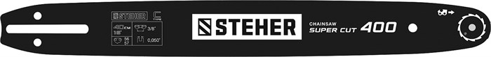 STEHER type C, шаг 0.325″, паз 1.3 мм, 40 см, шина для электропил (75203-40) 00013238509