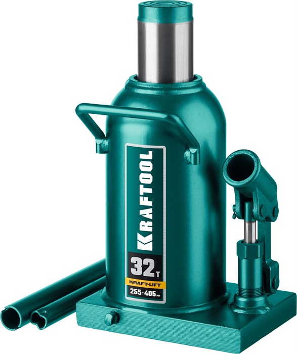 KRAFTOOL KRAFT-LIFT, 32 т, 255 - 405 мм, бутылочный гидравлический домкрат (43462-32) 00013349313