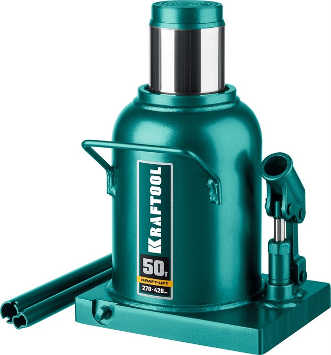 KRAFTOOL KRAFT-LIFT, 50 т, 270 - 420 мм, бутылочный гидравлический домкрат (43462-50) 00013349315