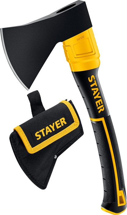 STAYER FIBERGLASS, 600/800 г, с чехлом, 350 мм, кованый топор, Professional (2062-06P) 00013568048