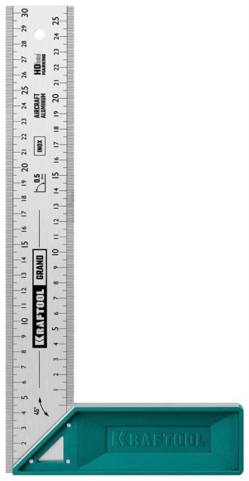 KRAFTOOL Grand, 300 мм, высокоточный столярный угольник (3439-30) 00014177429