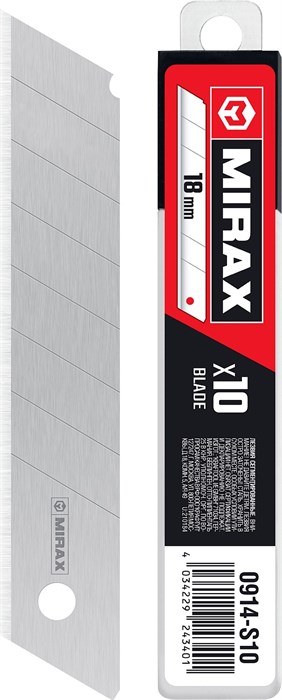 MIRAX MX-18, ширина 18 мм, 10 шт, сегментированные лезвия (0914-S10 ) 00014320289