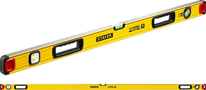 STAYER PRO STABIL, 2000 мм, усиленный профиль, магнитный уровень с поворотным глазком, Professional (3480-200) 00014746139