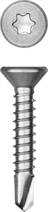 KRAFTOOL DS-C, 25 х 3.5 мм, А2, сверло, потайная головка, ТХ15, 600 шт, саморез нержавеющий (300932-35-025) 00015117132