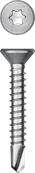 KRAFTOOL DS-C, 32 х 4.8 мм, А2, сверло, потайная головка, ТХ25, 250 шт, саморез нержавеющий (300932-48-032) 00015117144