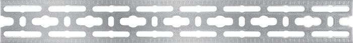 ЗУБР 50 x 2000 x 3 мм, цинк, монтажная шина (310249) 00015872731