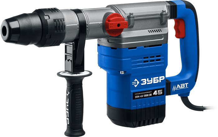ЗУБР 45 мм, 1350 Вт, АВТ, перфоратор SDS-Max, Профессионал (ЗПМ-45-1350 ЭВ) 00016022398