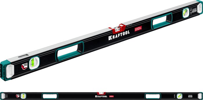 KRAFTOOL A-RATE CONTROL, 1500 мм, точность 0.3 мм/м, с инновационным зеркальным глазком, сверхпрочный уровень (34986-150) 00016053777
