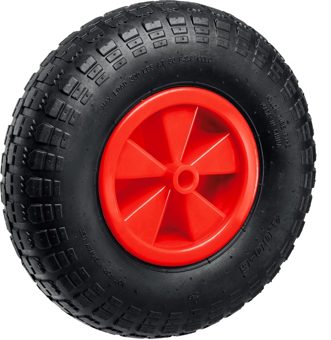 MIRAX WM-16, 4″ х 329 мм, для тачки (арт. 39900), ударопрочный пластик, пневматическое колесо (39916) 00018545572