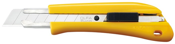 OLFA 18 мм, с авто фиксатором, нож с выдвижным лезвием, (OL-BN-AL) 00019137863