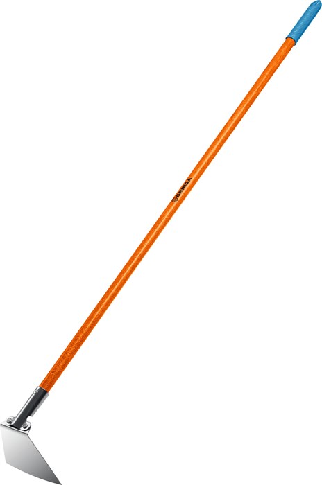 GRINDA PH-180 FIBER, 180 х 125 х 1360 мм, нержавеющая сталь, трапециевидный профиль, фибергласовый черенок, мотыга, PROLine (39592) 00020093025