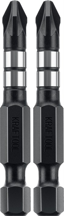 KRAFTOOL Impact PZ 2, 50 мм, 2 шт, ударные биты (26193-2-50-S2) 00026812793