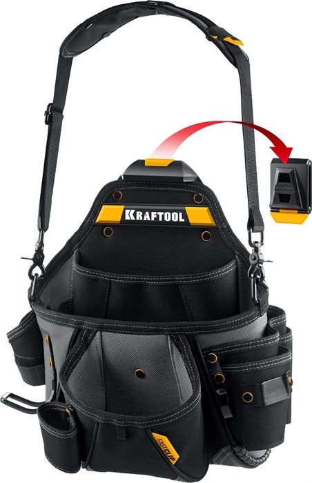 KRAFTOOL KPB-20 поясная сумка с быстросъёмным креплением FastClip, 320 х 310 мм (38767) 00026916978
