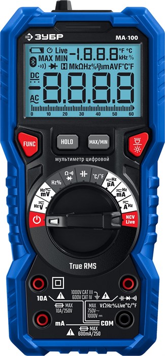 ЗУБР МА-100 цифровой мультиметр (59808) 00027951060