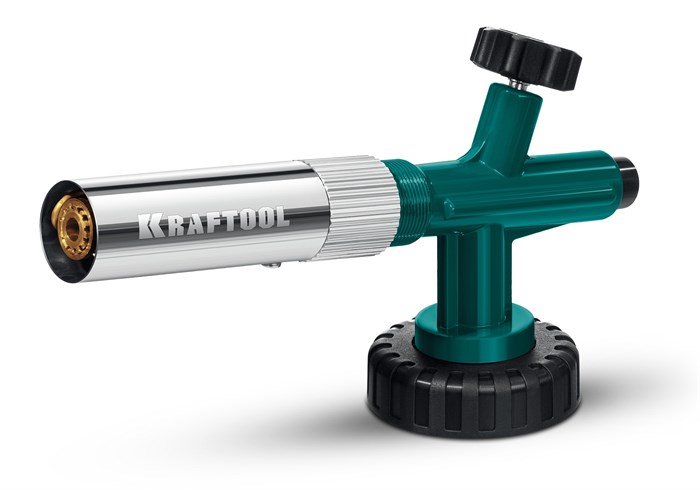 KRAFTOOL KG-1000 цельнометаллическая с пьезоподжигом, газовая горелка на баллон (55514) 00028829169