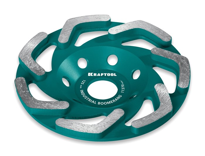 KRAFTOOL Boomerang d 125 мм, сегментная алмазная чашка, INDUSTRIAL (33445-125) 00030293546