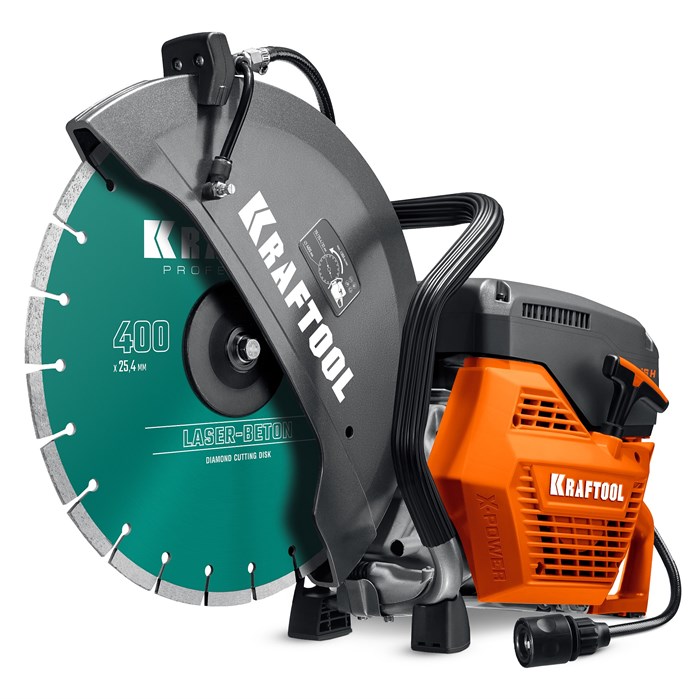 KRAFTOOL 3700 Вт, 400 мм, диск в комплекте, бензорез по бетону (бетонорез) (K770-16 H) 00030902009