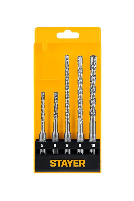 STAYER HERCULES-4Х 5шт набор буров SDS-plus (29290-H5) 00031312856
