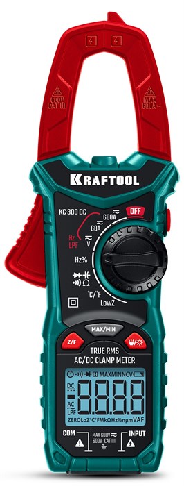 KRAFTOOL KC-300DC Цифровые токовые клещи (59830) 00031319299