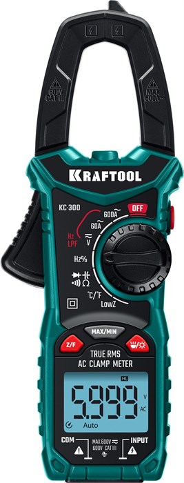 KRAFTOOL KC-300 Цифровые токовые клещи (59832) 00031319300