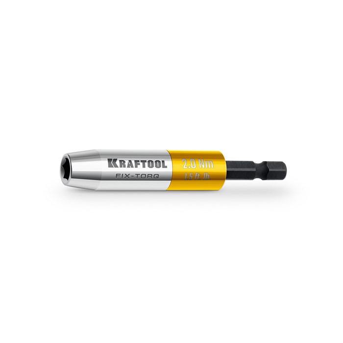 KRAFTOOL FIX-TORQ 2.0 Нм динамометрический адаптер для бит (64035-2.0) 00031320180