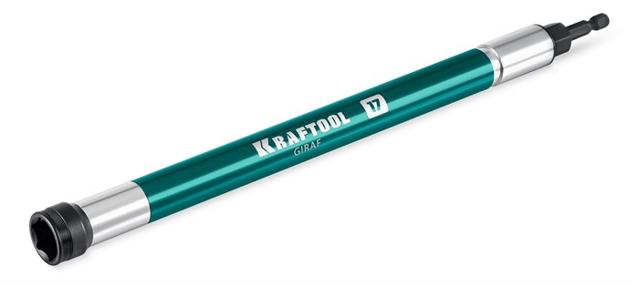 KRAFTOOL X-DRIVE LONG, 17 мм (М10), 285 мм, длинная ударная бита с торцовой головкой (26197-17) 00031320360