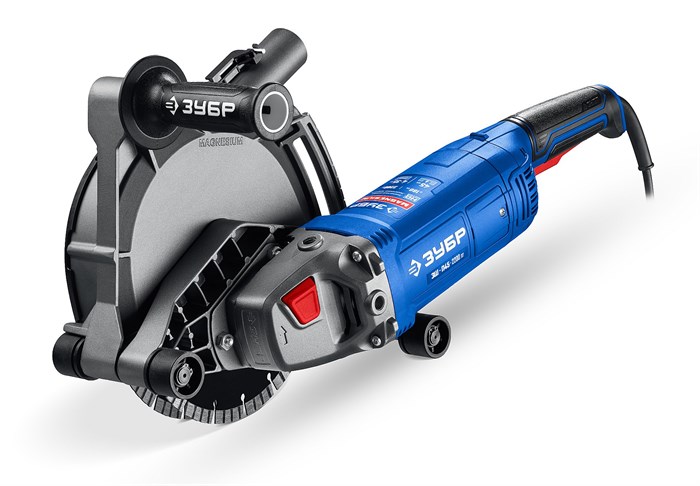 ЗУБР d 180 мм, 2200 Вт, 45 мм, штроборез (бороздодел), Профессионал (ЗШ-П45-2200 ПТ) 00031342866