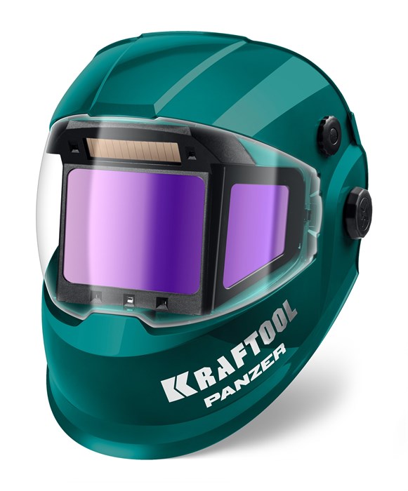 KRAFTOOL PANZER хамелеон, с панорамным трёхсторонним светофильтром, затемнение 3/4-8/9-14, маска сварщика (11061) 00032638220