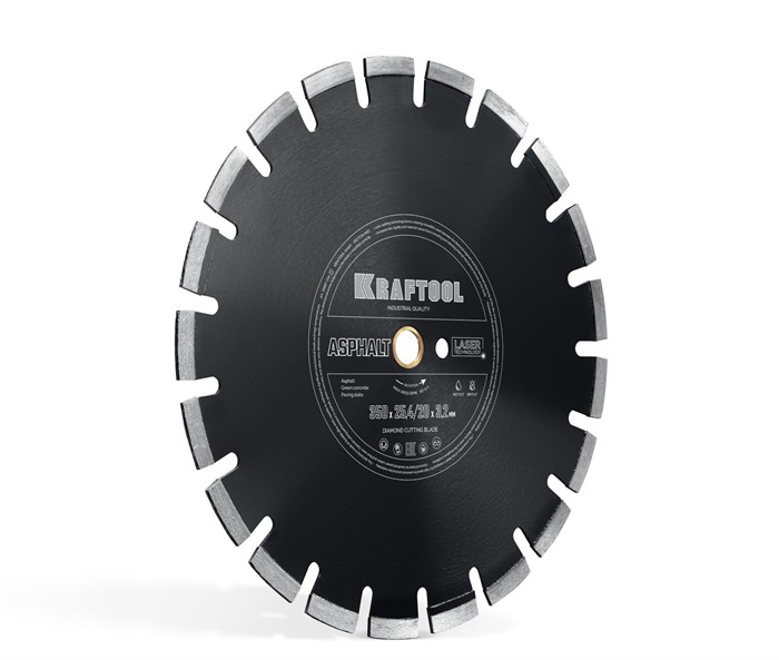 KRAFTOOL ASPHALT 350 мм (25.4/20 мм, 12х3.2 мм), алмазный диск (36687-350) 00035362399