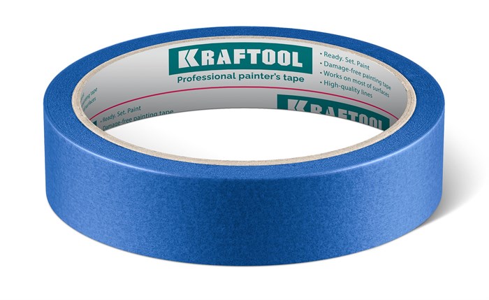 KRAFTOOL #100 Perfect 25 мм х 30 м, для гладких и шероховатых поверхностей, малярная лента (12101-25) 00038787890