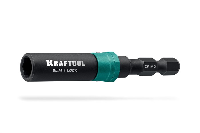 KRAFTOOL SLIM & LOCK, 68 мм, быстросъемный ударный адаптер для шуруповертов (26783-68) 00038983651