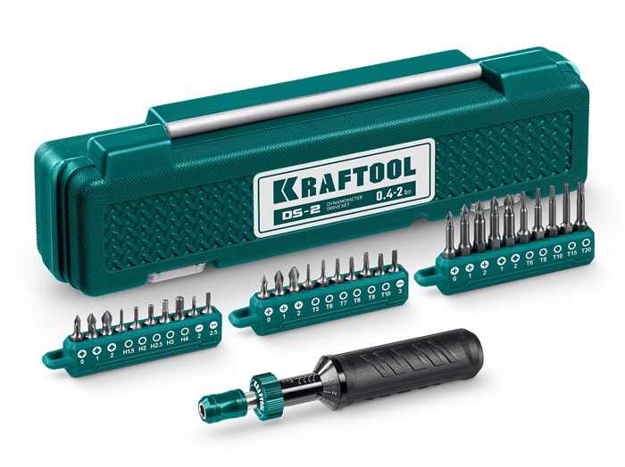 KRAFTOOL DS-2 0.4-2 Нм, динамометрическая отвертка (64034) 00041524381