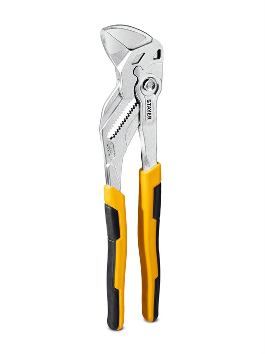STAYER PlierWrench 260 мм, захват 50 мм, переставные клещи-гаечный ключ (22402) 00042804970