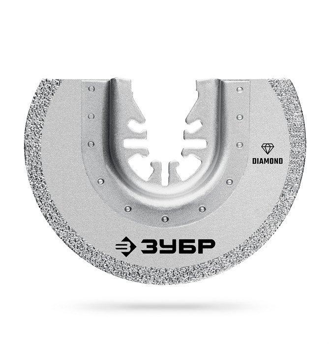 ЗУБР DIAMOND 85x2.0 мм полотно пильное с алмазным зерном Р50: керамика, бетон, кирпич, QUICK Uni-Lock (15554-85) 00044103016