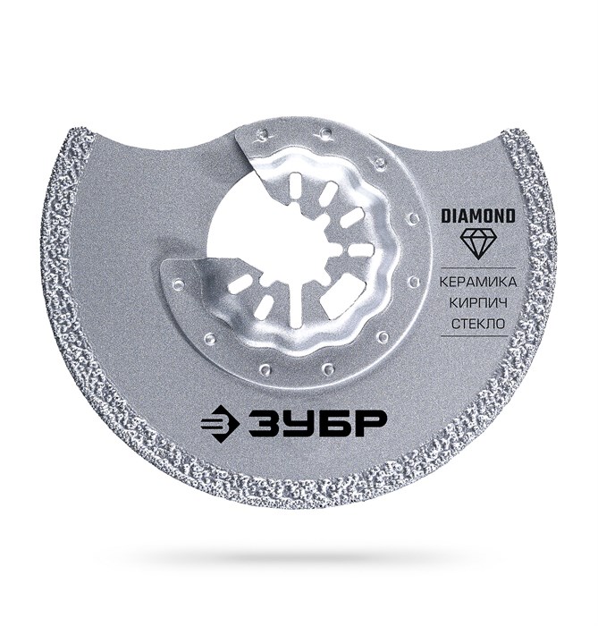 ЗУБР DIAMOND 85x2.2 мм полотно дисковое с алмазным зерном Р40: керамика, мрамор, стекло, кирпич, StarQuick (15584-85) 00044103069