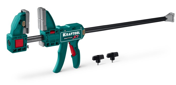 KRAFTOOL KRAFTFLEX X7 450, 450 х 85 мм, многофункциональная быстрозажимная струбцина (32777-450) 00046147338