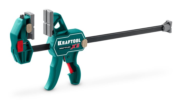 KRAFTOOL KRAFTFLEX X5 300, 300 х 66 мм, многофункциональная струбцина для направляющих шин (32555-300) 00065302611